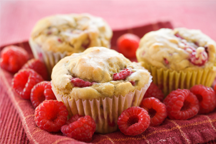 Muffins aux framboises (Illustration)