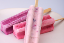 Soy beverage and Fruit Popsicles (Illustration)