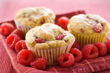 Muffins aux framboises (Illustration)